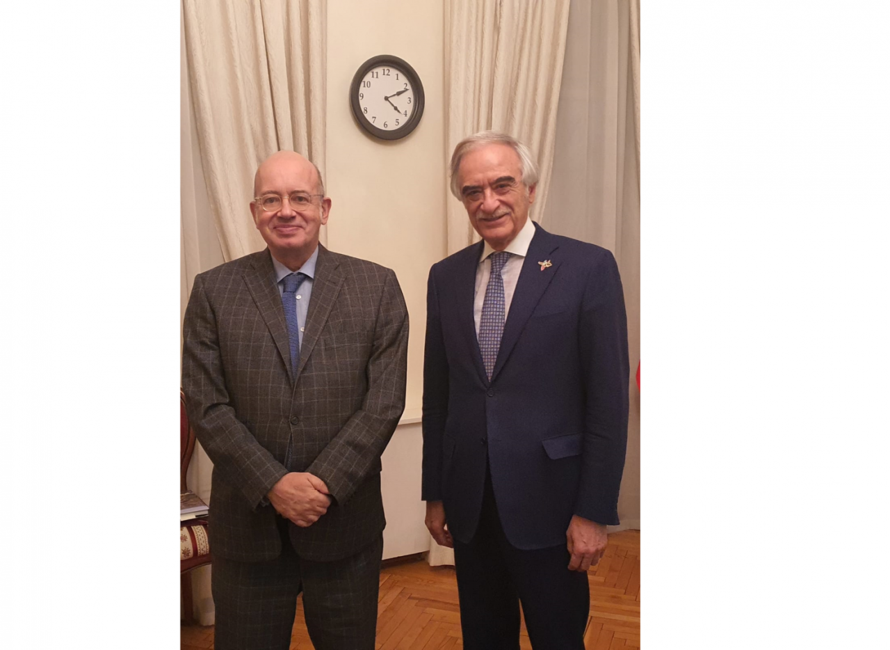 Azerbaijani, French ambassadors discuss results of Sochi meeting in Russia