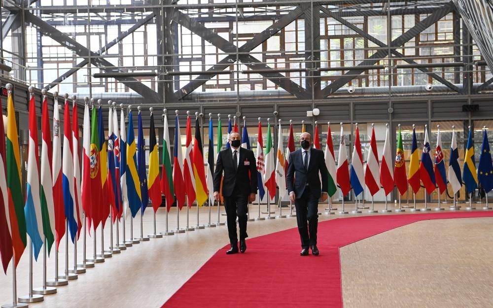 Azerbaijani leader, European Council president meet in Brussels [UPDATE] - Gallery Image