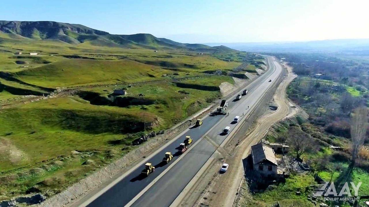 Azerbaijan begins paving Khudaferin-Gubadly-Lachin highway