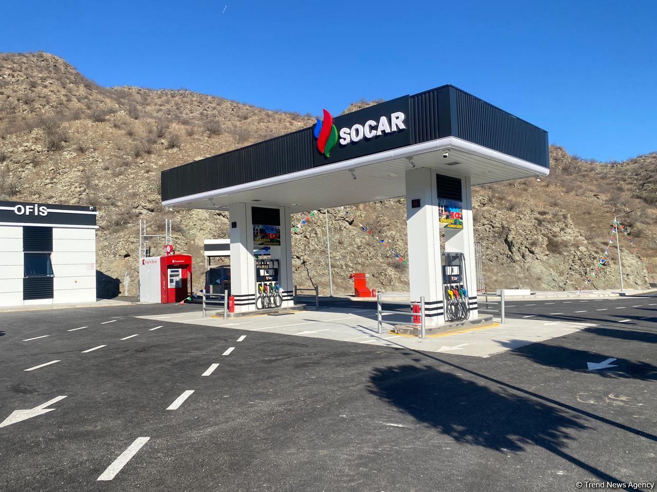 SOCAR opens gas station in liberated Gubadli [PHOTO] - Gallery Image