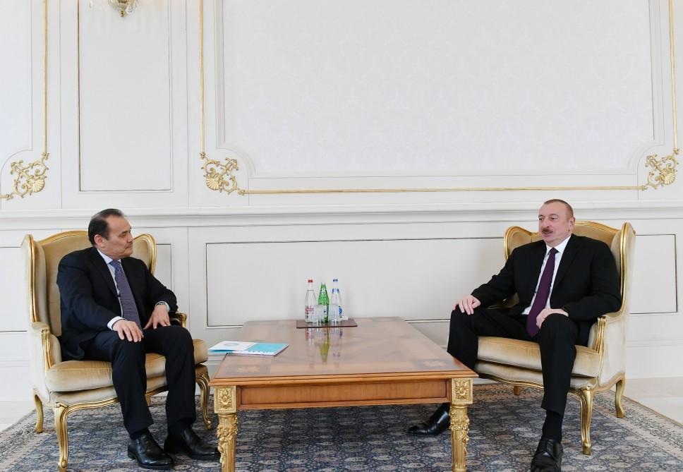 Baghdad Amreyev congratulates President Ilham Aliyev