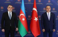 Azerbaijani, Turkish FMs mull situation in Kazakhstan