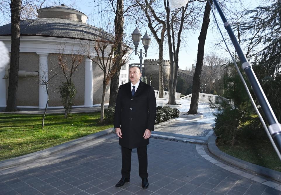 President hails Heydar Aliyev Foundation services to rebuild holy sites in Karabakh [PHOTO] - Gallery Image