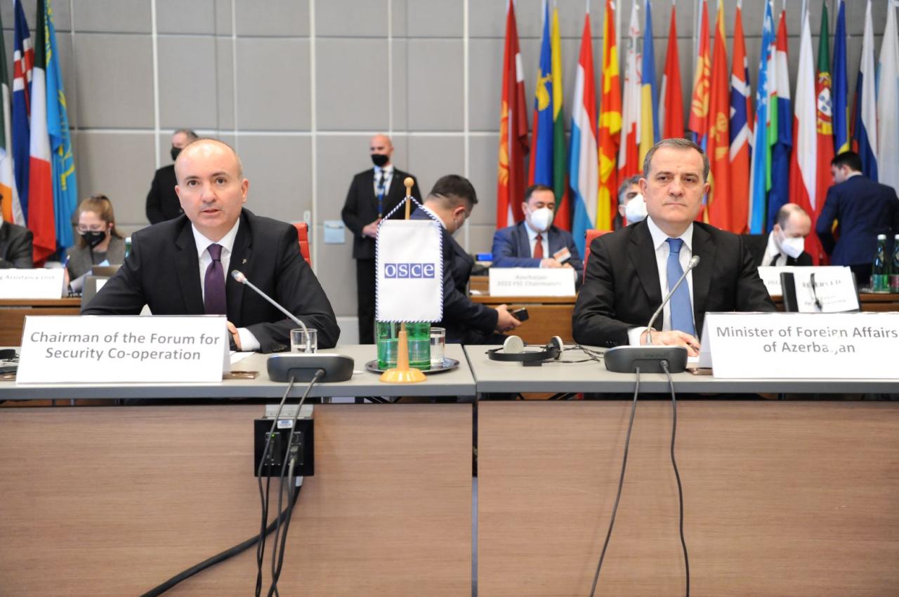 Azerbaijan announces priorities as chair of OSCE Forum for Security Co-operation [PHOTO] - Gallery Image