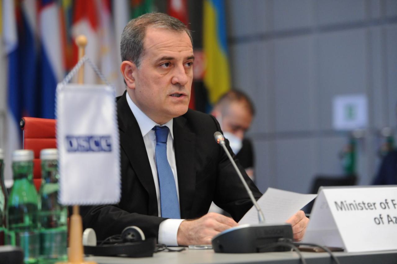 Azerbaijani FM rejects unfounded allegations of Armenian representative at OSCE forum [PHOTO] - Gallery Image