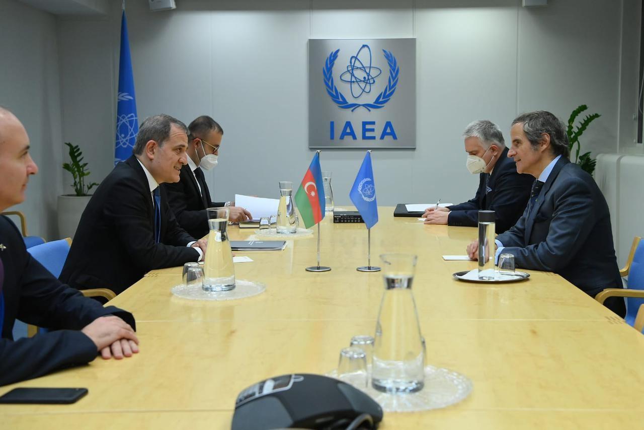Azerbaijan's FM meets with head of IAEA in Vienna [PHOTO]