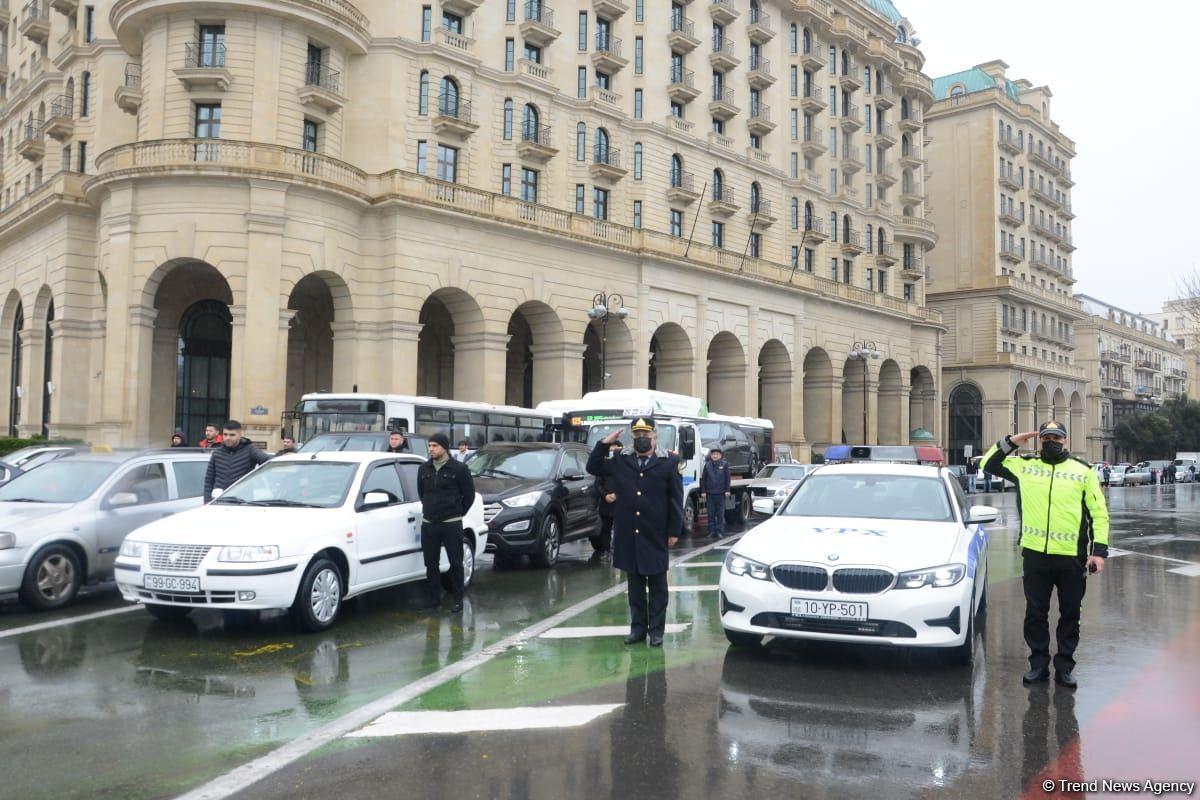 Memory of martyrs of January 20 tragedy commemorated in Azerbaijan by minute of silence [PHOTO/VIDEO]