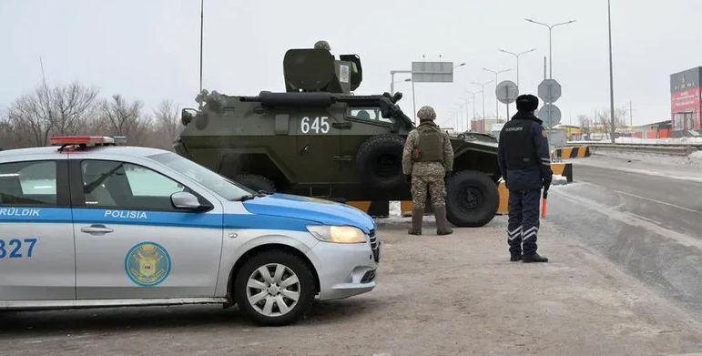 Kazakh Armed Forces performing tasks to ensure public order in regions with “red” level of terrorist threat