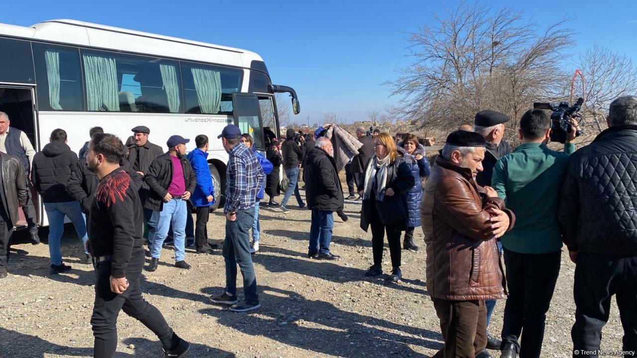 First regular passenger bus from Baku arrives in liberated Aghdam [PHOTO]