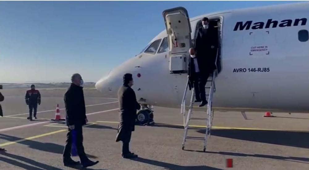 Iran minister arrives in Fuzuli Int'l Airport [PHOTO]