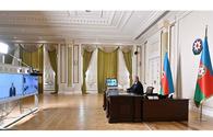 President holds videoconference meeting with Iranian minister <span class="color_red">[PHOTO]</span>