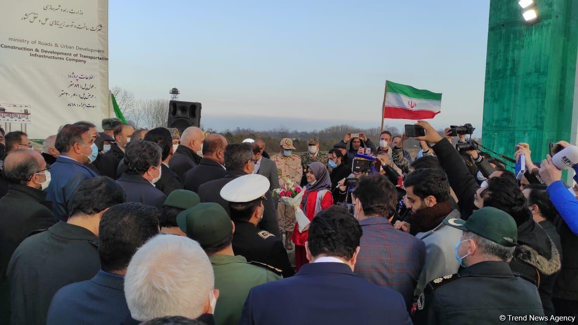 Foundation of new road bridge across Astarachay River laid between Iran and Azerbaijan [UPDATE]