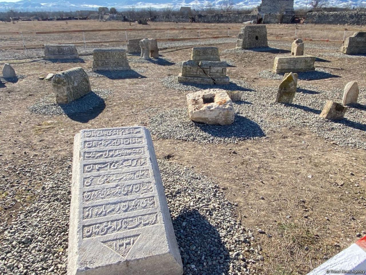 Ancient tombstones to be shown in Aghdam [PHOTO]