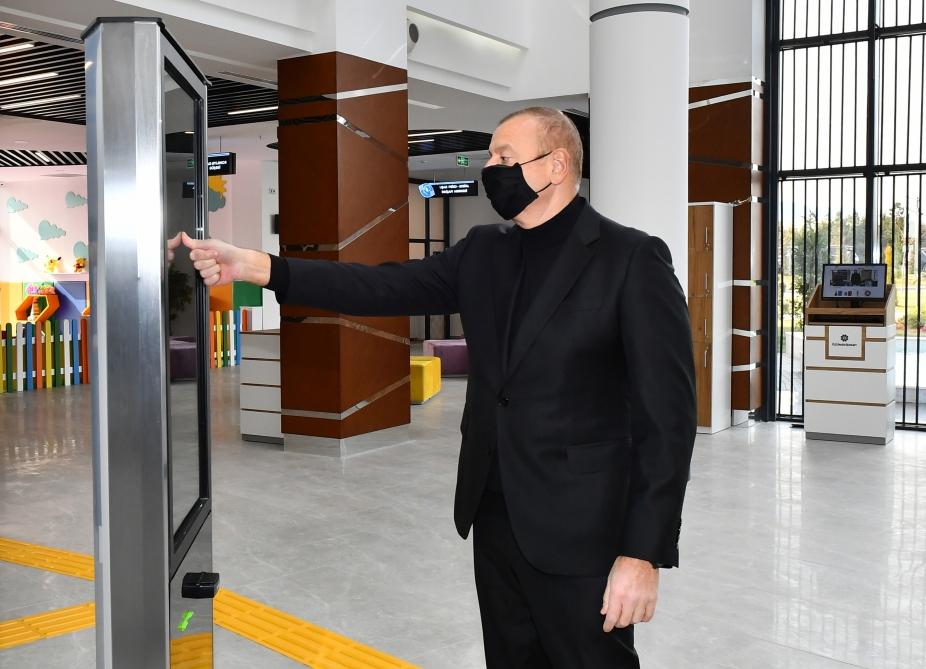 Ilham Aliyev inaugurates ASAN Center in Ganja [PHOTO] - Gallery Image