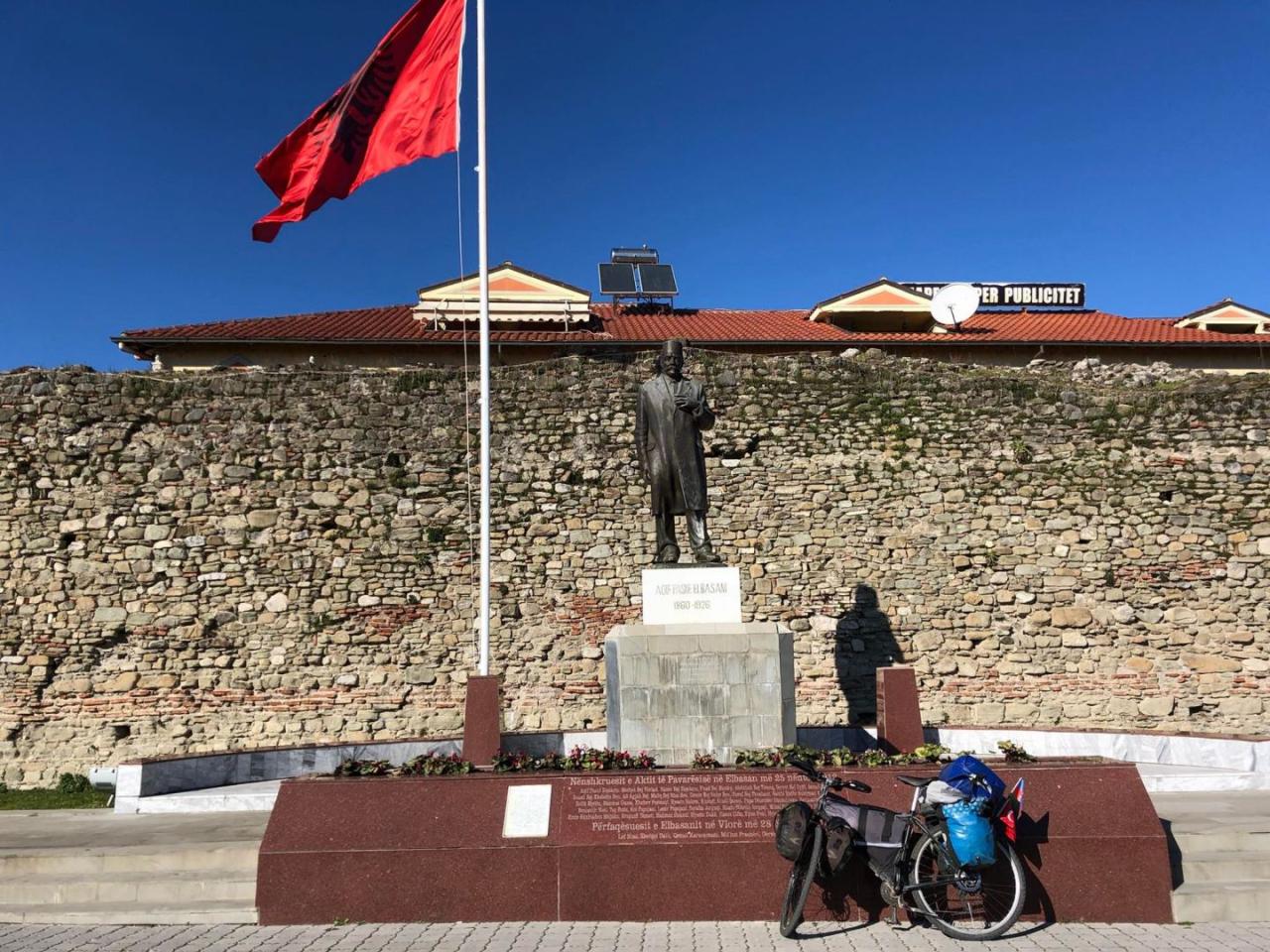 National cyclist reaches Albania [PHOTO] - Gallery Image