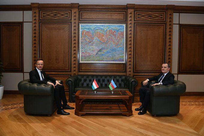 Meeting between Azerbaijani, Hungarian FMs begins