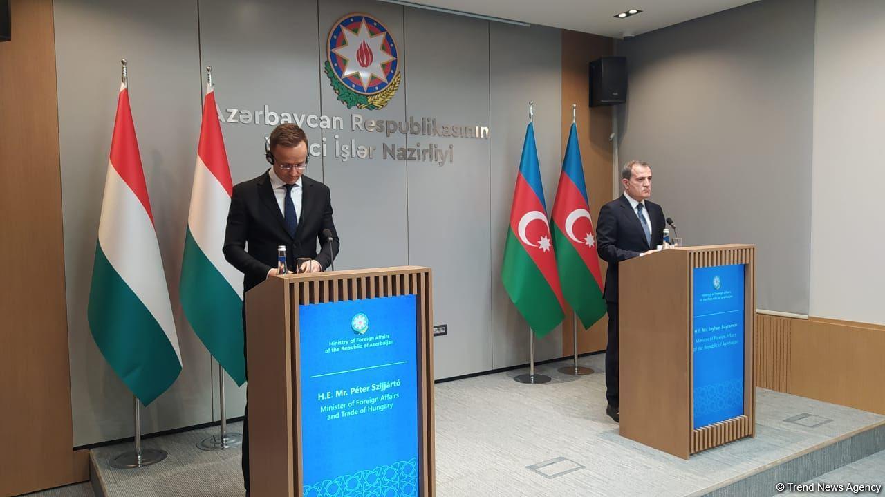 Azerbaijani, Hungarian FMs hold joint press conference [PHOTO/VIDEO]