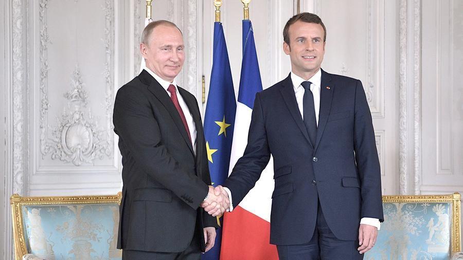Macron informs Putin about video conference with President of Azerbaijan and Prime Minister of Armenia