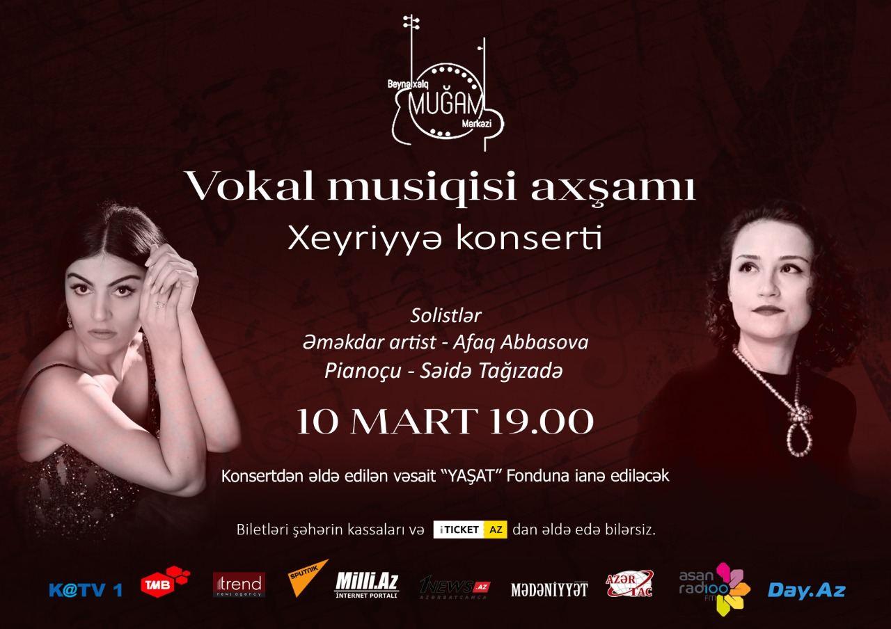 Mugham Center to host evening of vocal music