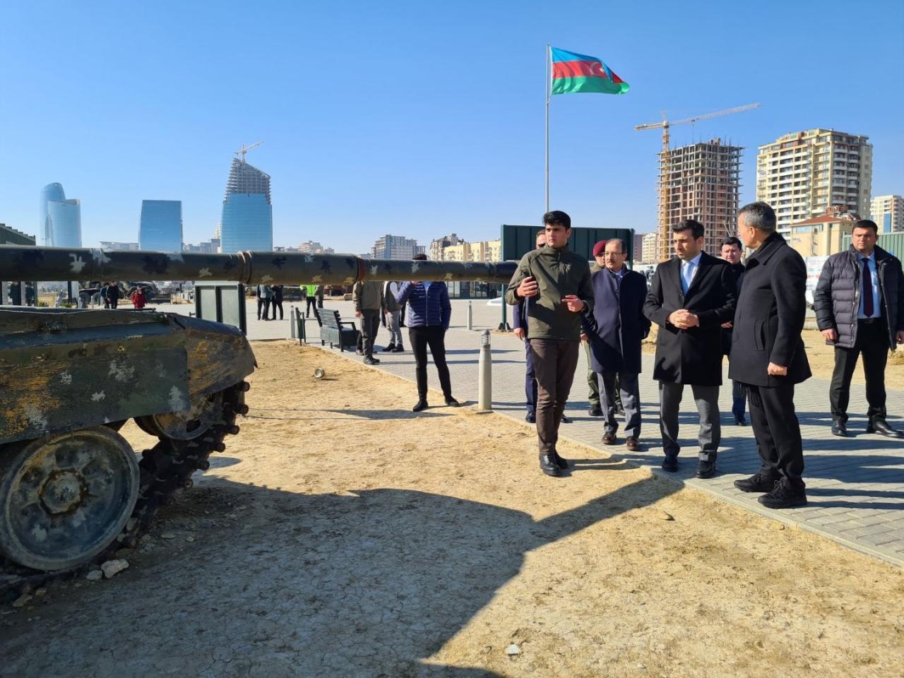 CTO of Turkish Baykar visits War Trophy Park in Baku [PHOTO] - Gallery Image
