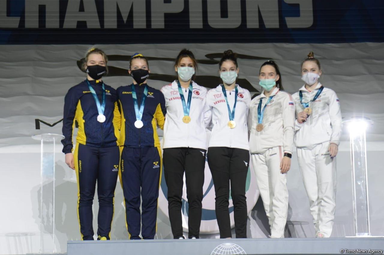 Baku holds award ceremony of winners of FIG Trampoline Gymnastics World Cup [PHOTO]