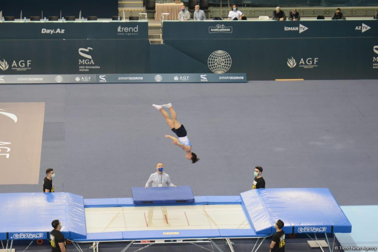 Baku names finalists of FIG Trampoline Gymnastics World Cup in individual program among men