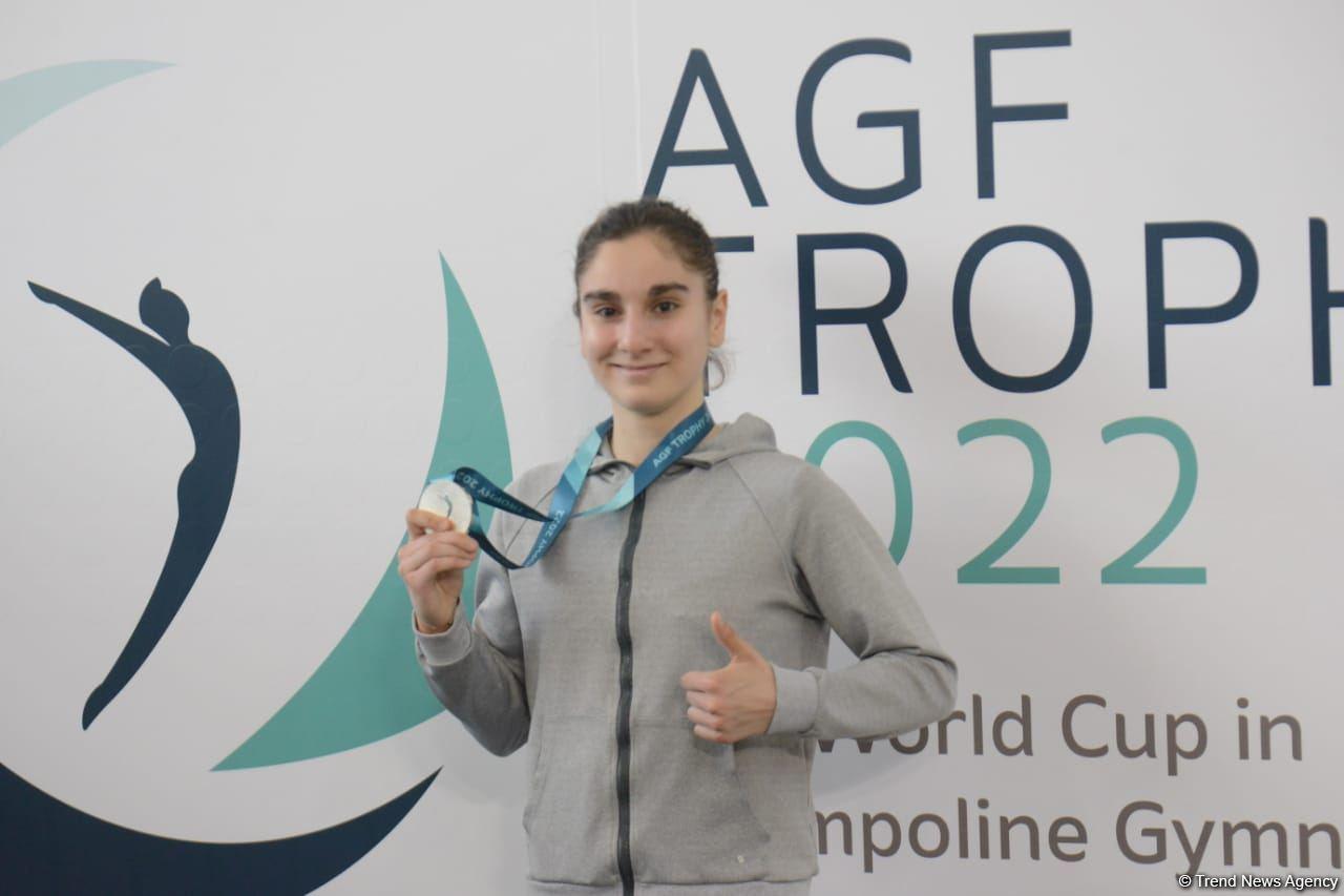 Worked fruitfully to win a medal - silver medalist of World Cup, Azerbaijani gymnast Seljan Mahsudova
