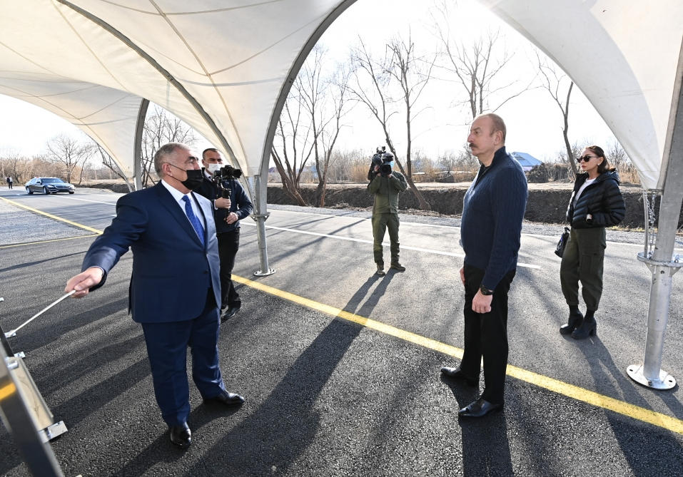 Renovated highway inaugurated in Aghjabadi [PHOTO]