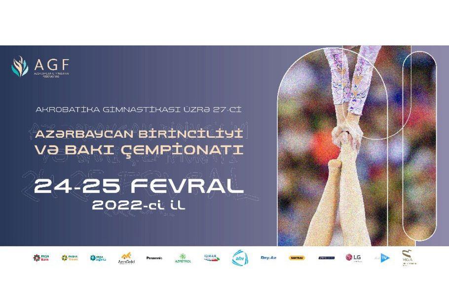 Baku to host Acrobatic Gymnastics Championships