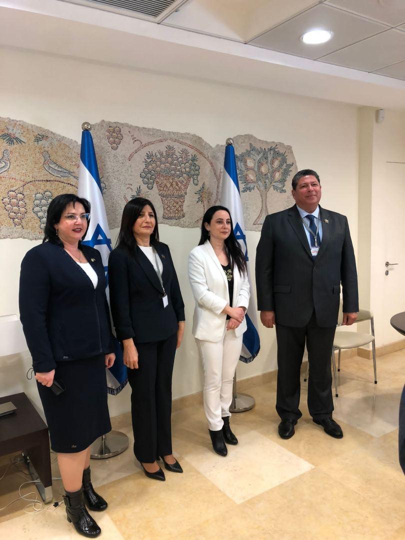 Azerbaijani MPs welcomed in Israeli parliament [PHOTO]