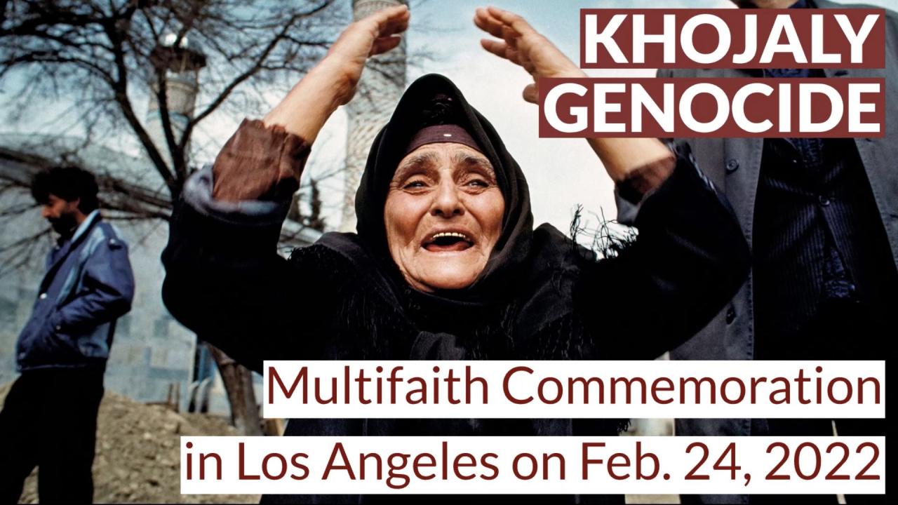 Khojaly genocide survivor's video testimonial shown at memorial event in LA [PHOTO/VIDEO]