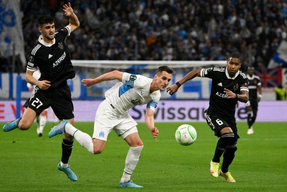 Karabakh Football Club plays against France's Marseille