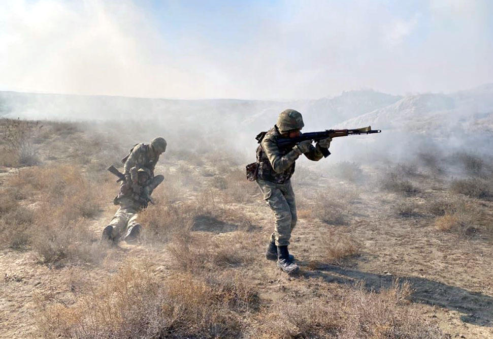 Army unit holds tactical drills [PHOTO]