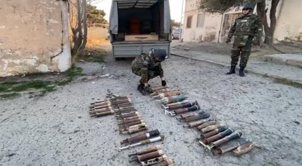 Emergencies Ministry officers seize ammunition in Baku district [PHOTO] - Gallery Image