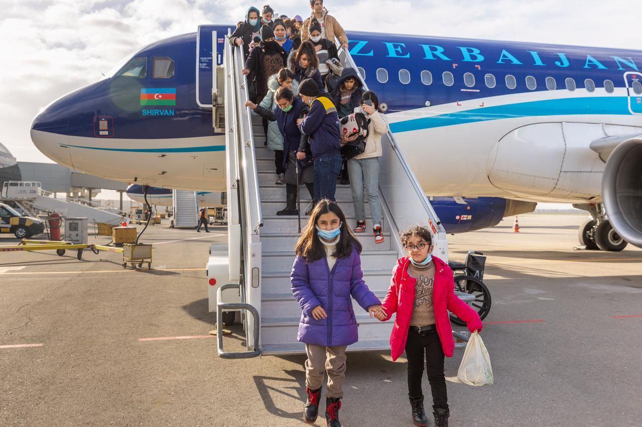 184 more Azerbaijanis evacuated from Ukraine [PHOTO]