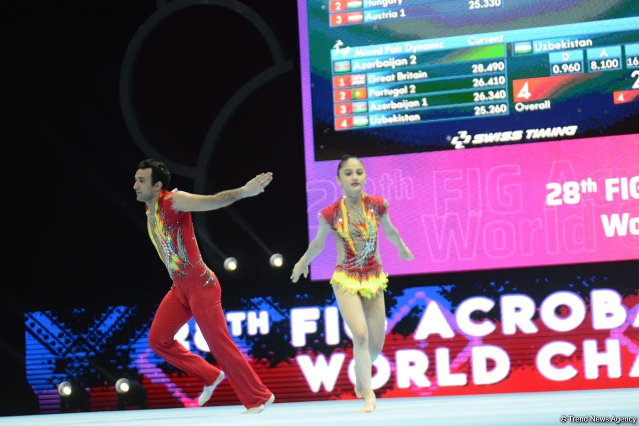 Day 2:  Acrobatic Gymnastics World Championships underway in Baku [PHOTO]
