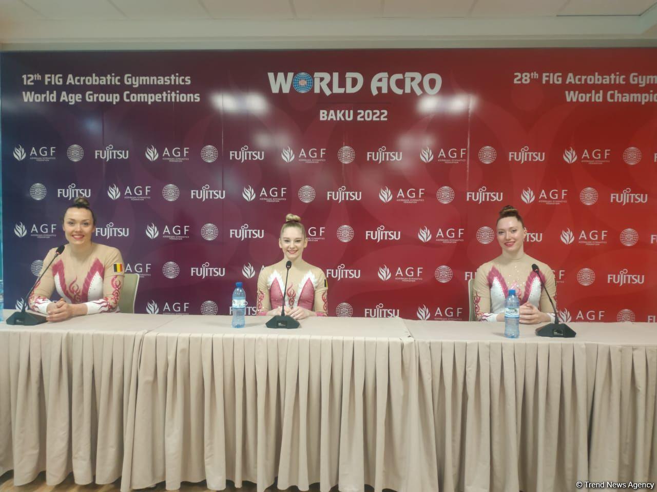 Baku professionally organizes 28th FIG Acrobatic Gymnastics World Championships – Belgian gymnasts