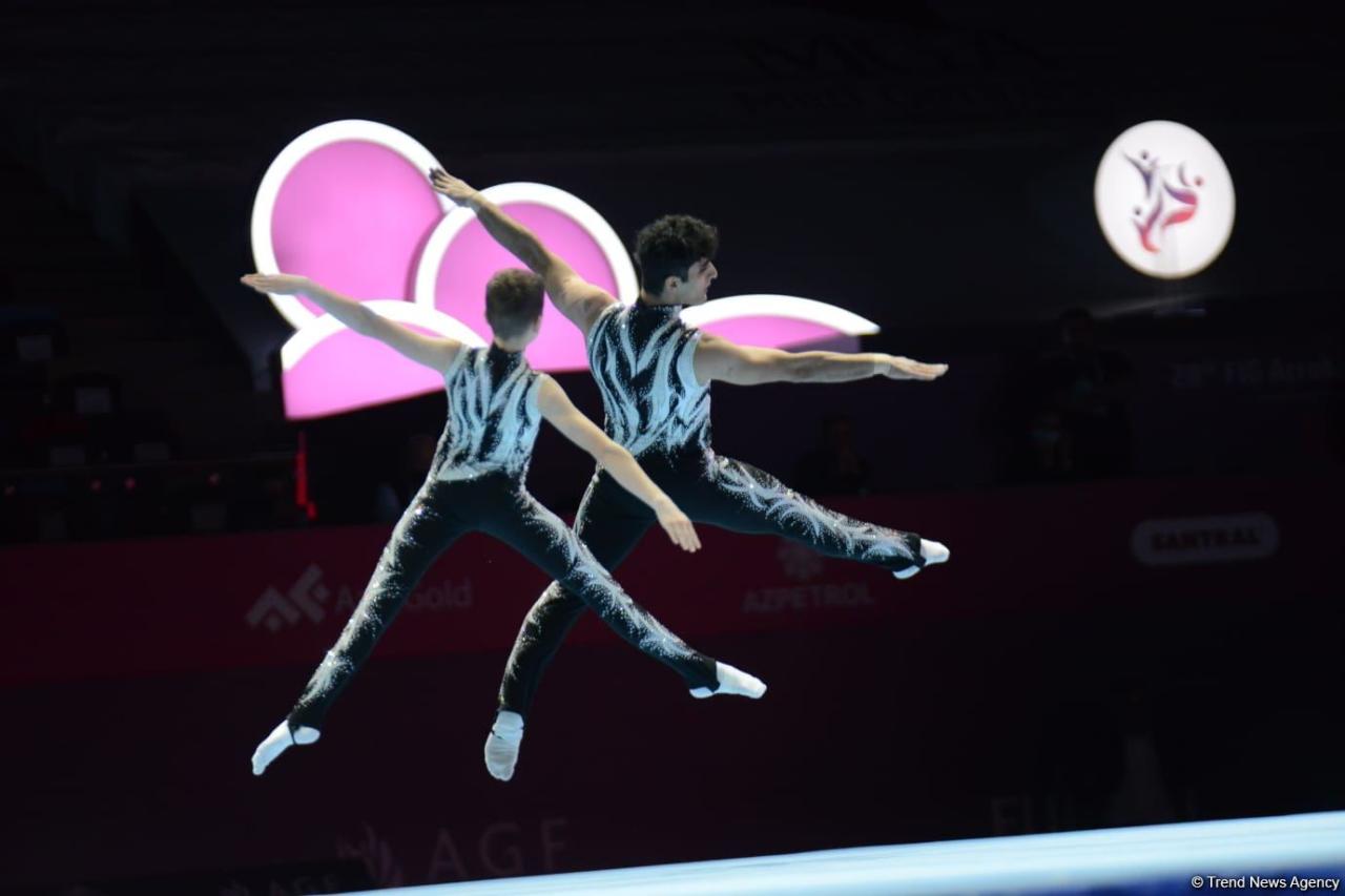 Azerbaijani athletes win bronze at 28th FIG Acrobatic Gymnastics World Championships [PHOTO]
