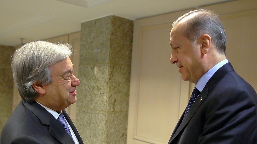 UN Chief Guterres thanks Turkey for peace efforts for Ukraine