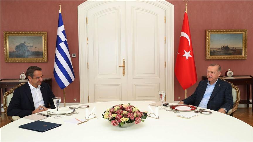 Erdogan, Mitsotakis emphasize importance of Turkey-Greek coop