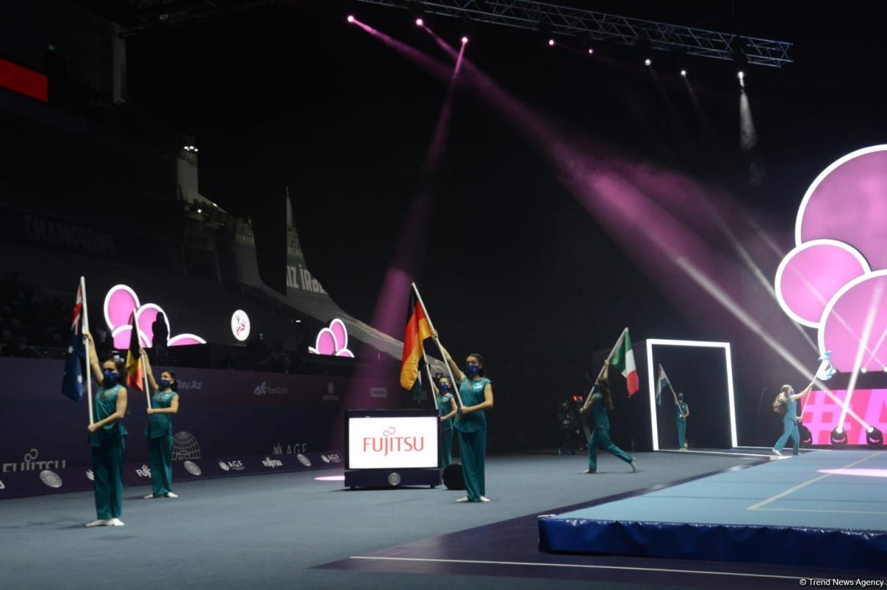 Closing ceremony of 28th World Acrobatic Gymnastics Championship held in Baku [PHOTO]