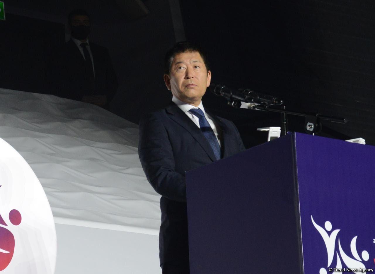 I appreciate Azerbaijan Gymnastics Federation for organizing 28th World Acrobatic Gymnastics Championships - FIG President Morinari Watanabe