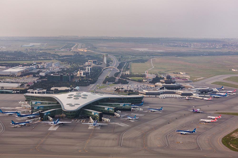Passenger traffic at Azerbaijan's international airports has increased by almost 200 pct