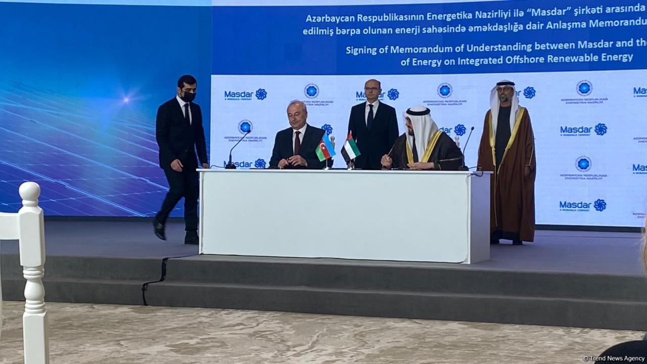 Azerbaijan, UAE ink four renewable energy co-op accords [PHOTO]