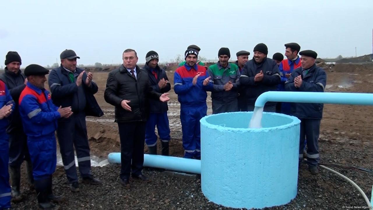 Farmers thank President Ilham Aliyev for artesian wells commissioned in Azerbaijani liberated territories [VIDEO]