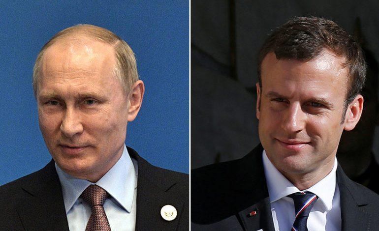 Putin, Macron discuss course of Russian-Ukrainian negotiations