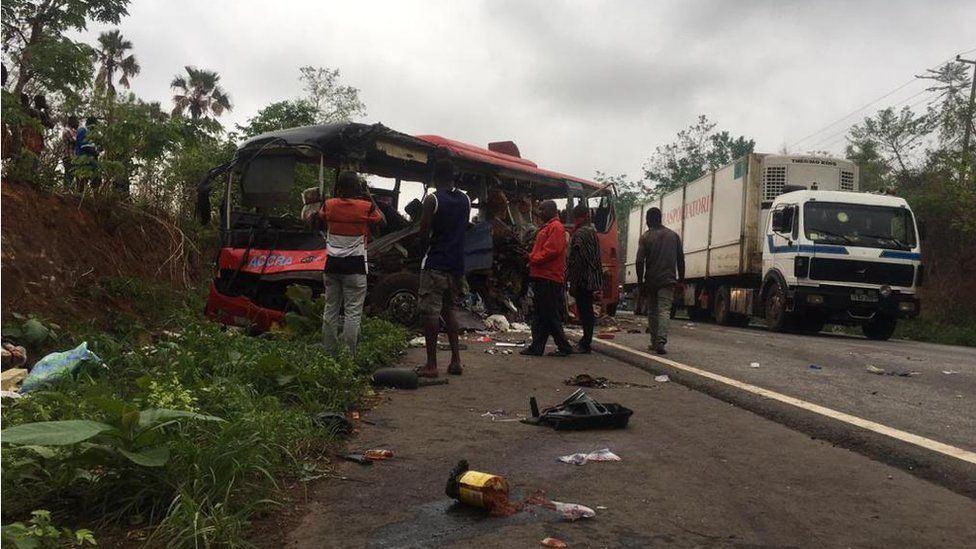 14 killed in Ghana road accident