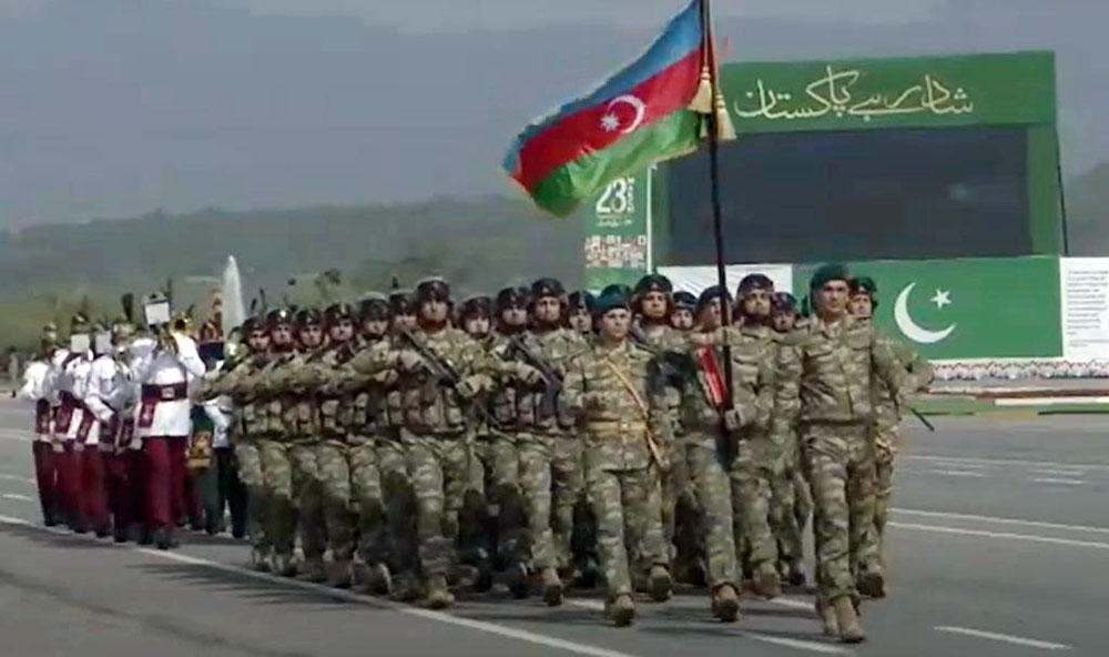 Azerbaijani servicemen attend military parade in Pakistan [PHOTO]