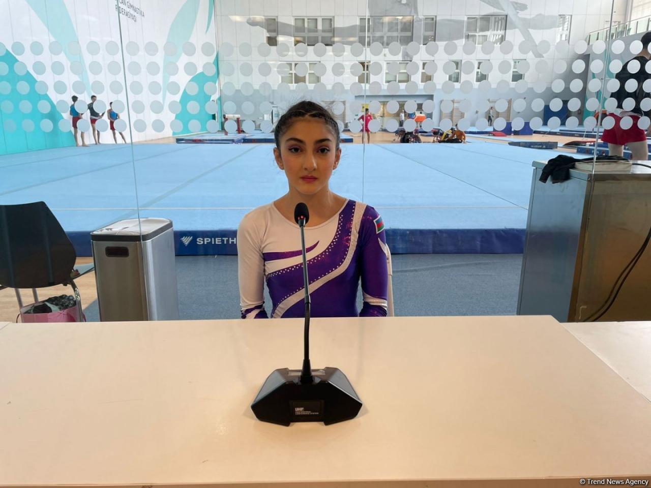 Participation in Championship of Azerbaijan and Baku Artistic Gymnastics Championship gives me self-confidence - gymnast