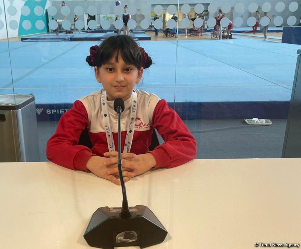 I dedicate medal won at Azerbaijan Artistic Gymnastics Championship to my coach - gymnast